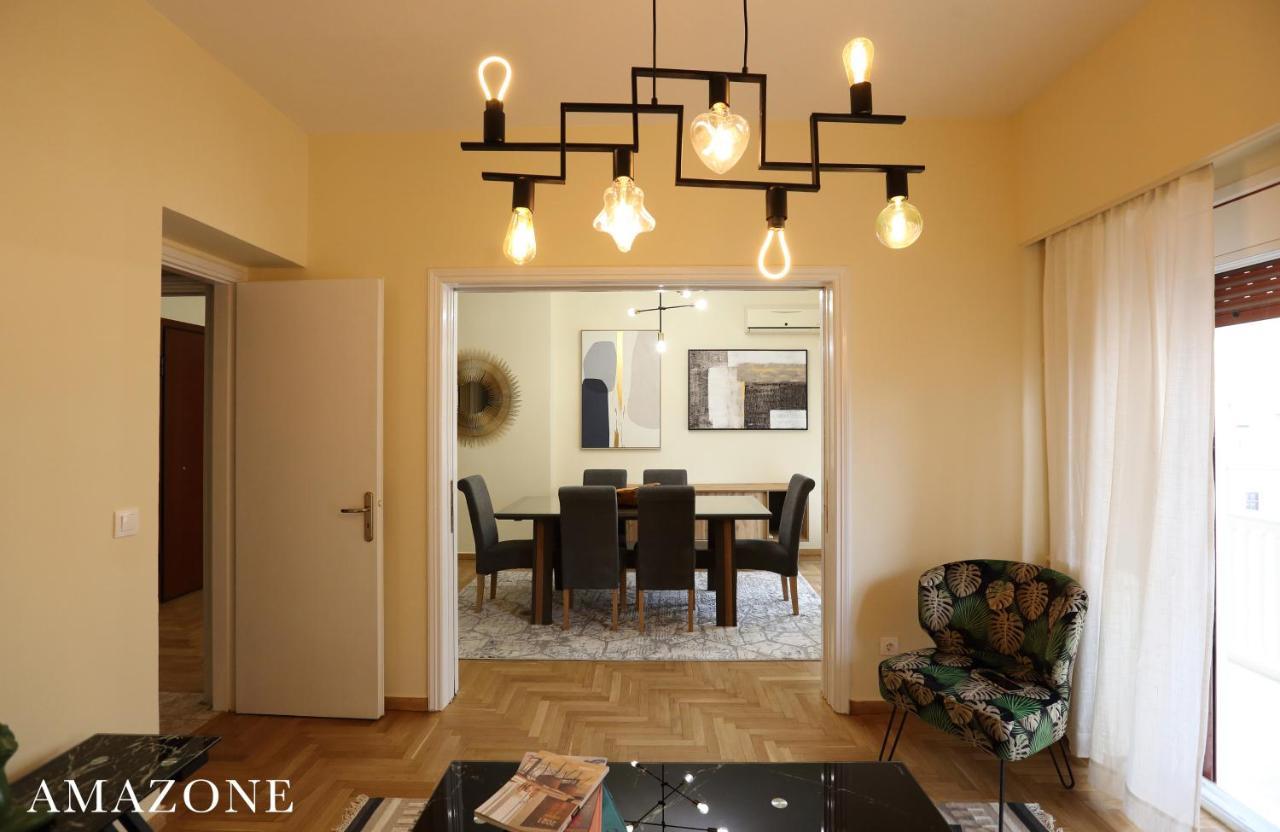Melma Properties-Amazone-Premium Apartment In Piraeus Center Bagian luar foto