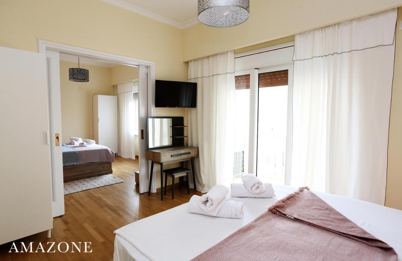 Melma Properties-Amazone-Premium Apartment In Piraeus Center Bagian luar foto