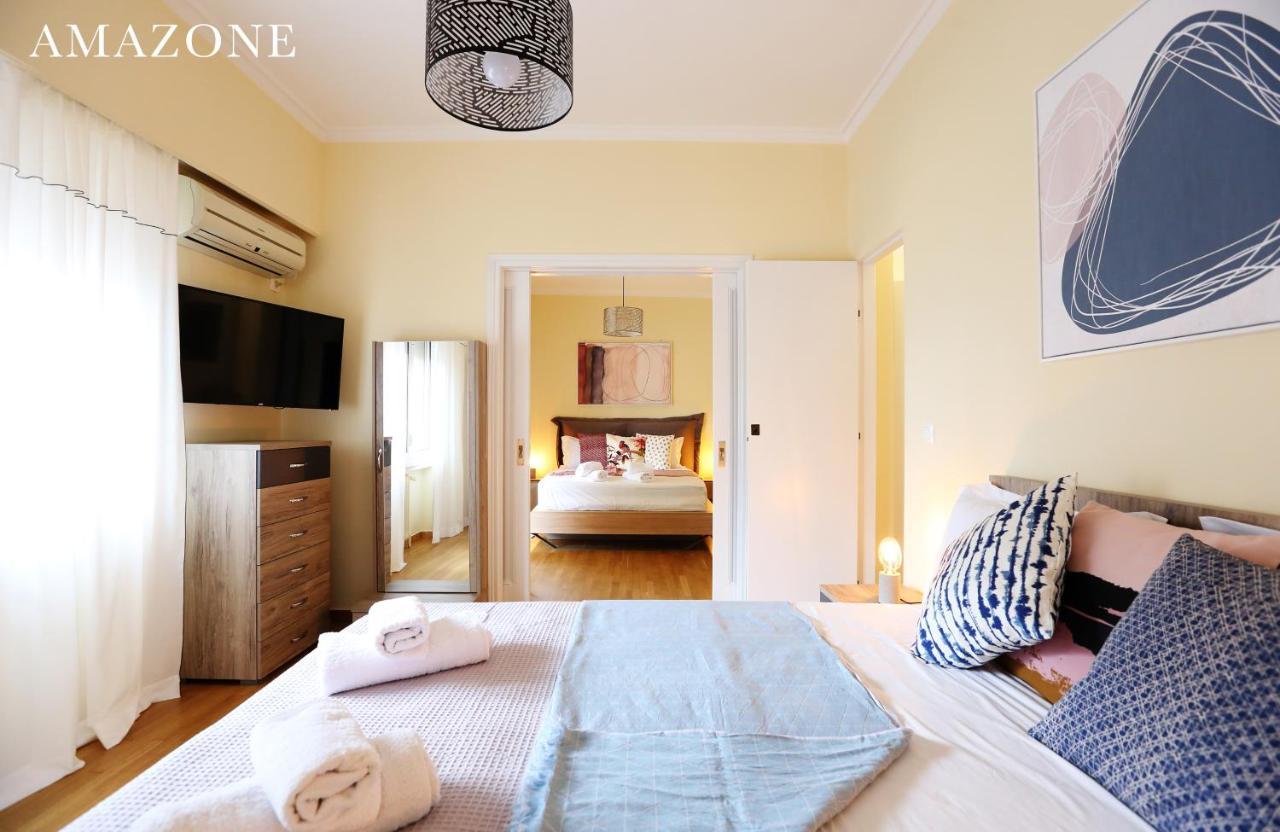 Melma Properties-Amazone-Premium Apartment In Piraeus Center Bagian luar foto