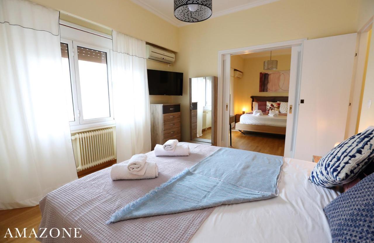 Melma Properties-Amazone-Premium Apartment In Piraeus Center Bagian luar foto