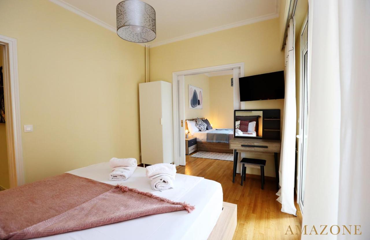 Melma Properties-Amazone-Premium Apartment In Piraeus Center Bagian luar foto