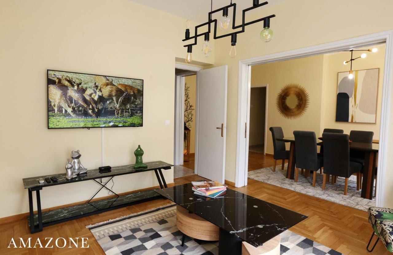 Melma Properties-Amazone-Premium Apartment In Piraeus Center Bagian luar foto